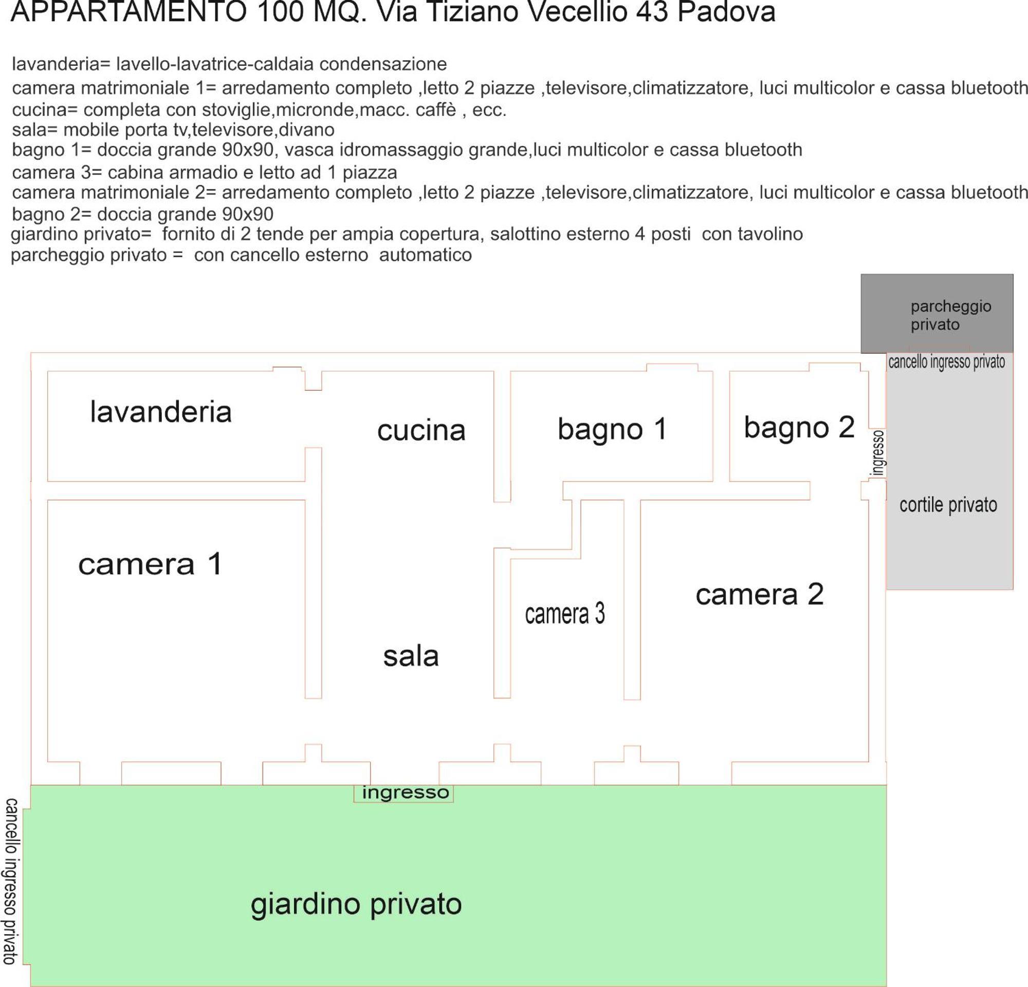Alloggio M&M Padua Buitenkant foto